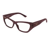Balenciaga BB0372O Women's Glasses, Purple, Size 55