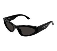 Balenciaga Woman BB0387S 001 Sunglasses Acetate Black Grey Geometric