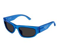 Balenciaga BB0388S 003 Unisex Sunglasses Acetate Blue Grey Squared