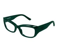 Balenciaga BB0399O 004 Woman Optical frames Acetate Green Transparent Squared