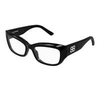 Balenciaga BB0399O Women's Glasses, Black, Size 55