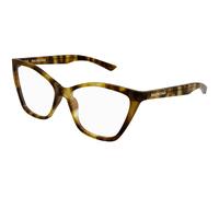 Balenciaga BB0405O 003 Woman Optical frames Acetate Havana Transparent Butterfly