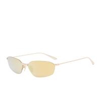Balenciaga Unisex BB0412S 004 Sunglasses Metal Gold Yellow Geometric