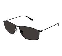 Balenciaga BB0413S 001 Man Sunglasses Metal Black Grey Squared