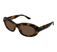 Balenciaga BB0431S 006 Woman Sunglasses Acetate Havana Brown Round