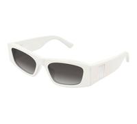 Balenciaga BB0478S 004 Woman Sunglasses Acetate White Grey Geometric