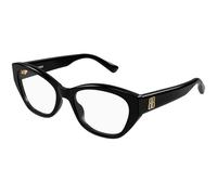 Balenciaga BB0481O 001 Woman Optical frames Acetate Black Transparent Cat Eye