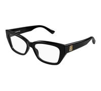 Balenciaga BB0483O 001 Woman Optical frames Acetate Black Transparent Squared