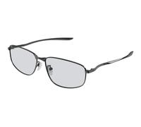 Balenciaga BB0494SA 004 Man Sunglasses Metal Ruthenium Grey Squared