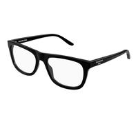 Balenciaga BB0498O 001 Man Optical frames Acetate Black Transparent Squared