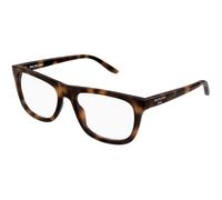 Balenciaga BB0498O 003 Man Optical frames Acetate Havana Transparent Squared