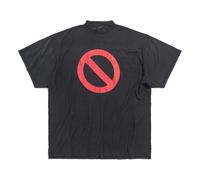 Balenciaga Bfrnd Series Inside-out Oversized T-shirt 'Black Faded' 787358TQVG81083 S