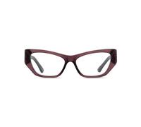 Balenciaga Eyewear BB0372O-004 VIOLET-VIOLET-TRANSPARENT - Purple 55