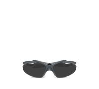 Balenciaga Eyewear logo oval-frame sunglasses - Grey One Size