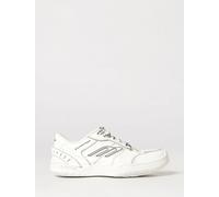 BALENCIAGA Hamptons Low-Top Sneakers in Worn-Effect Leather with Logo - Size: 40 - female