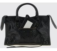 BALENCIAGA Le City Small Arena Leather Handbag with Studs and Shoulder Strap