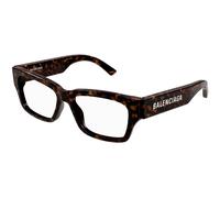 Balenciaga Man Balenciaga BB0376O 002 Optical frames Acetate Havana Transparent Squared