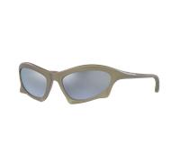 Balenciaga Man Sunglass BB0229S - Frame color: Shiny Silver, Lens color: Silver