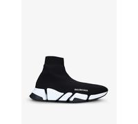Balenciaga Mens Blk/white Men's Speed 2.0 Stretch-knit Trainers Eur 40 / 6 Uk Men