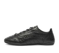 Balenciaga Men's Zen City Leather Sneaker Black/Silver