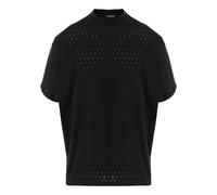 Balenciaga Mesh Crewneck Oversized T-shirt 'Black' 694576TMVD41000 XS