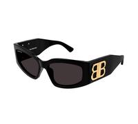 Balenciaga Woman BB0321S 002 Sunglasses Acetate Black Grey Cat Eye