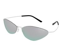 Balenciaga Unisex BB0350S 004 Sunglasses Titanium Silver Silver Cat Eye