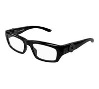 Balenciaga Unisex Balenciaga BB0411O 001 Optical frames Acetate Black Transparent Squared
