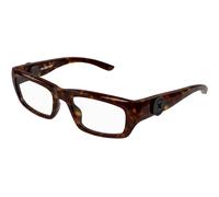 Balenciaga Unisex Balenciaga BB0411O 002 Optical frames Acetate Havana Transparent Squared