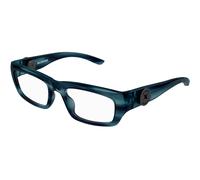 Balenciaga Unisex Balenciaga BB0411O 003 Optical frames Acetate Blue Transparent Squared