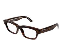 Balenciaga Unisex BB0344O 002 Optical frames Acetate Havana Transparent Squared