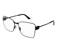 Balenciaga Woman Balenciaga BB0339O 001 Optical frames Acetate Black Transparent Squared