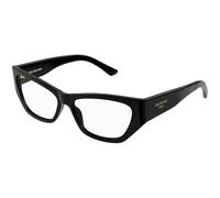 Balenciaga Woman Balenciaga BB0372O 001 Optical frames Acetate Black Transparent Cat Eye
