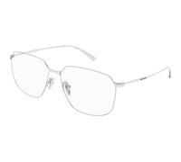 Balenciaga Woman Balenciaga BB0414O 002 Optical frames Acetate Silver Transparent Squared