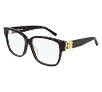 Balenciaga Woman BB0104O 002 Optical frames Acetate Havana Transparent Squared