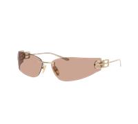 Balenciaga Woman Sunglass BB0484S - Frame color: Gold, Lens color: Brown