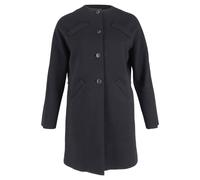 Balenciaga Women's Preloved 60s Archive Coat in Black Virgin Wool | Size: 36