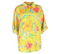 Balenciaga Women's Preloved Floral Printed Shirt in Silk | Size: 38