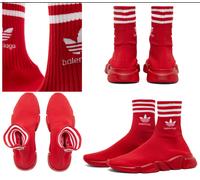 Balenciaga X Adidas Speed LT Unisex Knit Sock Sneakers Shoes 36