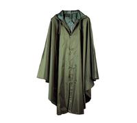 Baleno Men's Tornado Rain Poncho - Green (Khaki), S/M