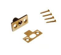 Bales Catch Cupboard Door Sprung Latch EB Brass Plated 13MM 1/2 "
