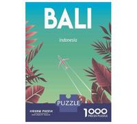 Bali 1 1000 Piece Jigsaw Puzzle, Historic Square Architecture, Screen-Free Fun, Matte Printed Jigsaw, for Travel Lovers, 70x50cm/1000pcs