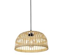 bali bamboo shade pendant light medium in natural
