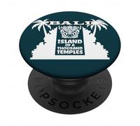 Bali Barong Mask Island of a thousand Temples Gate Souvenir PopSockets Adhesive PopGrip
