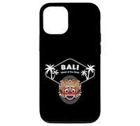 Bali Barong Mask Palms Indonesia Penida Gift Ubud Souvenir Case for iPhone 12/12 Pro