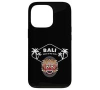 Bali Barong Mask Palms Indonesia Penida Gift Ubud Souvenir Case for iPhone 13 Pro