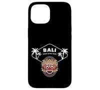 Bali Barong Mask Palms Indonesia Penida Gift Ubud Souvenir Case for iPhone 15