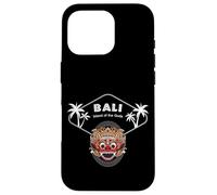 Bali Barong Mask Palms Indonesia Penida Gift Ubud Souvenir Case for iPhone 16 Pro
