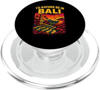 Bali Beach Id Rather Be in Bali Vintage Womens Coastal Livin PopSockets PopGrip for MagSafe