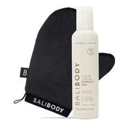 BALI BODY Clear 1-Hour Express Self Tanner + Mitt Bundle - Fast-Acting, Weightless Tan Mousse & Reusable Glove for Smooth, Radiant Skin, No-Transfer